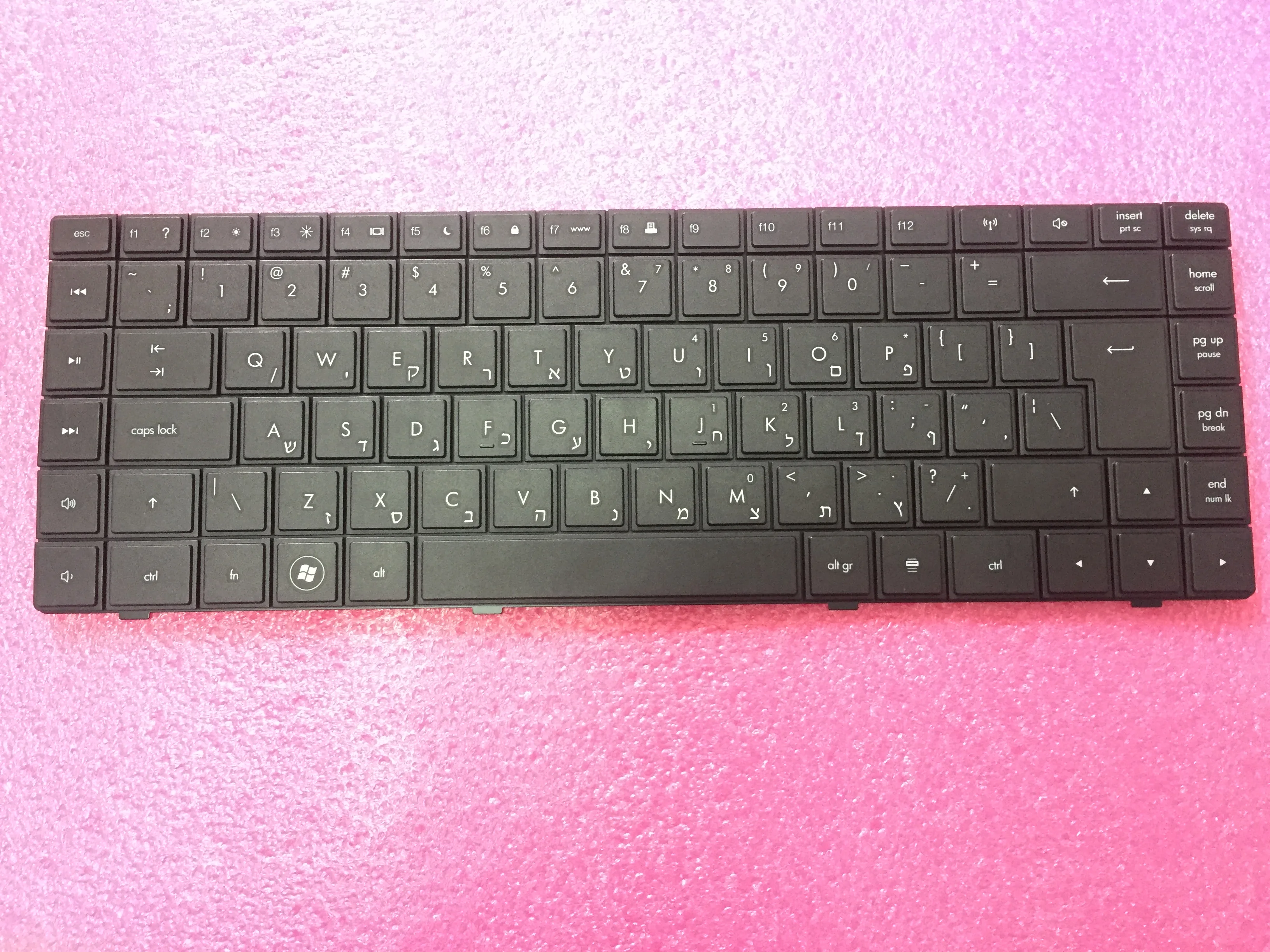 Клавиатура для ноутбука HP Compaq иврит 620 621 625 CQ620 CQ621 CQ625 15 6 дюйма 606129-BB1 BBJXC028BZQ5NU |