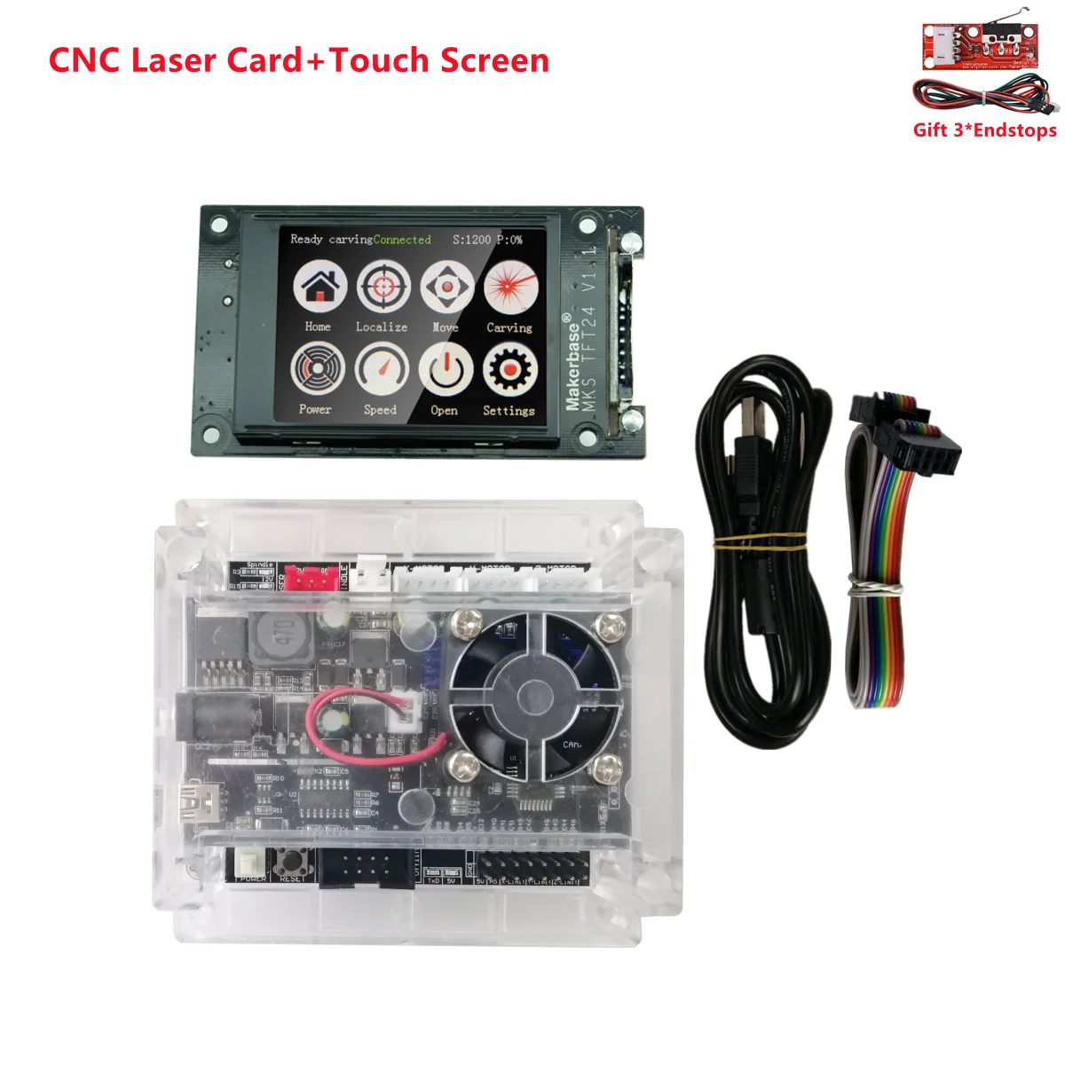 GRBL1.1 CNC лазерная гравировка обновленные детали CNC3018 pro офлайн MKS TFT24 карта