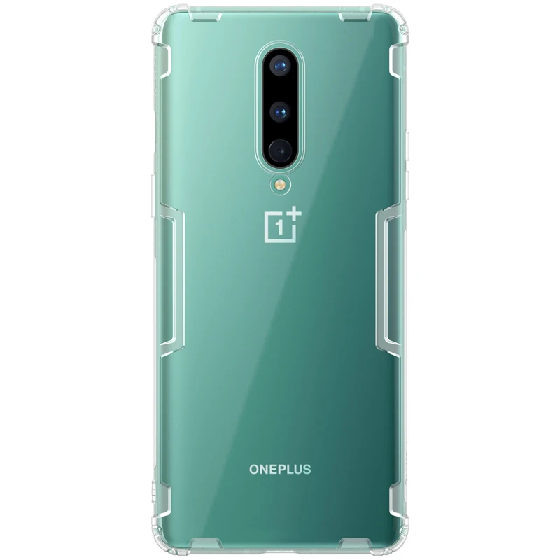 Силиконовый чехол OnePlus 8 NILLKIN Nature Прозрачная мягкая Задняя накладка чехла из ТПУ
