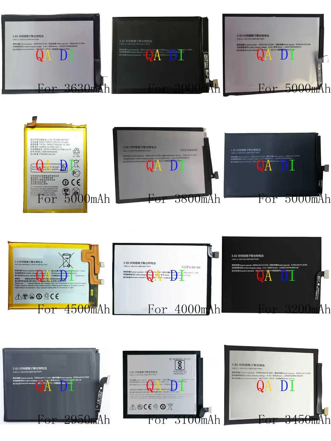Аккумулятор для Nubia M2 lite Play N1 N2 N3 NX617J Red Magic 3 3S Mars V18 X NX551j NX573J NX907J NX541J NX575J NX608J NX609J