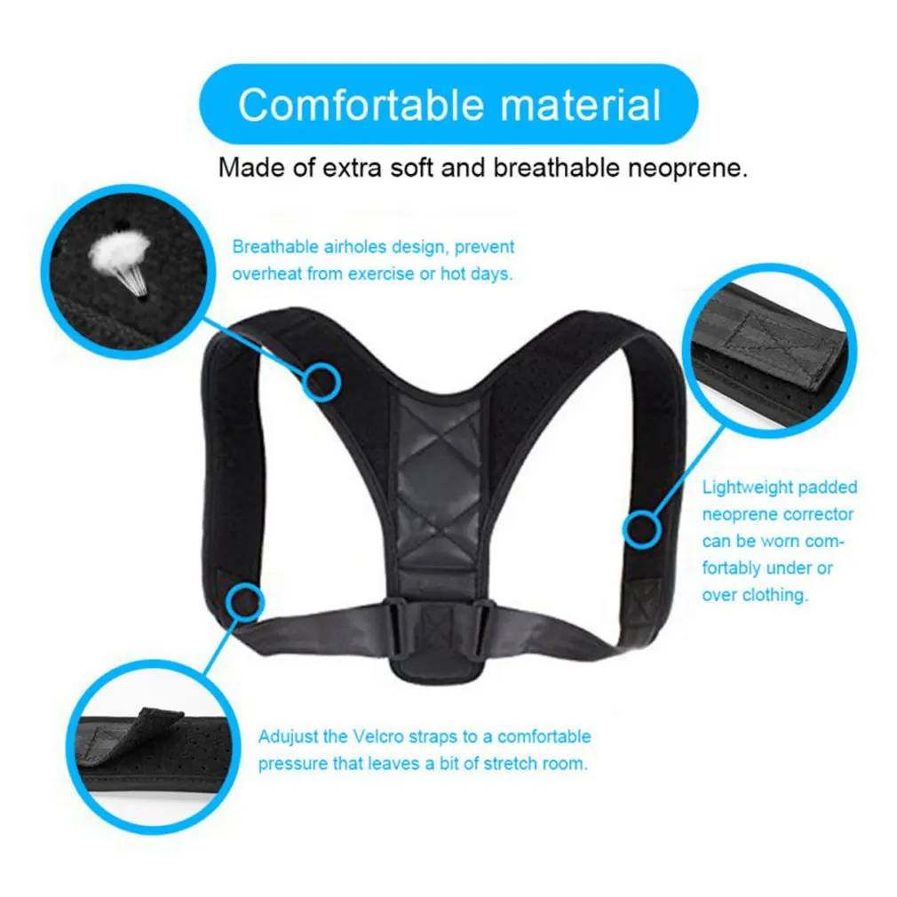 Back Orthopedic Belt Invisible Camelback Righting Child Adult Universal Strap Professional Portable | Красота и здоровье