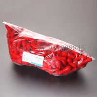 200pcsbag latex glass dropper cap rubber head dropper matching red leather head