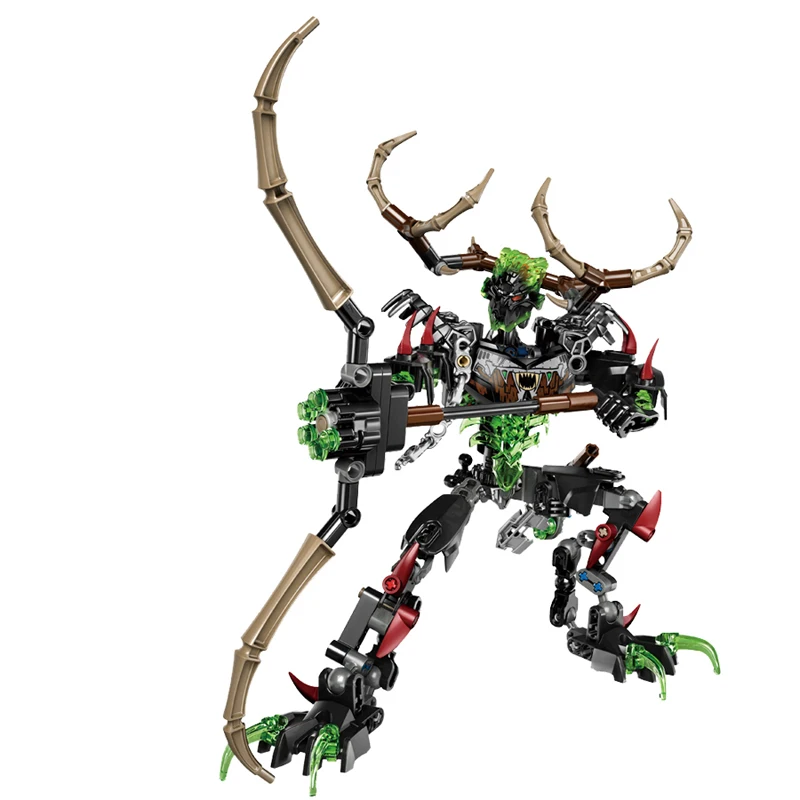BIONICLE-figuras de acci&oacute;n de Umarak Hunter para ni&ntilde;os, Robot de bloques de construcci&oacute;n, juguetes para ni&ntilde;os, regalo de Navidad, Compatible con la marca principal 71310 172, unids/set-2