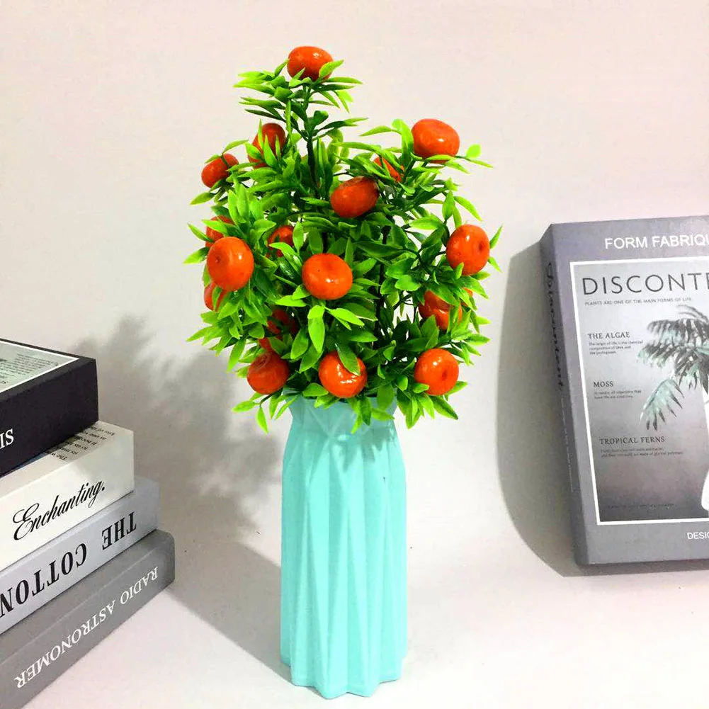 Искусственный цветочный горшок 25 перца граната красные фрукты Горшечное