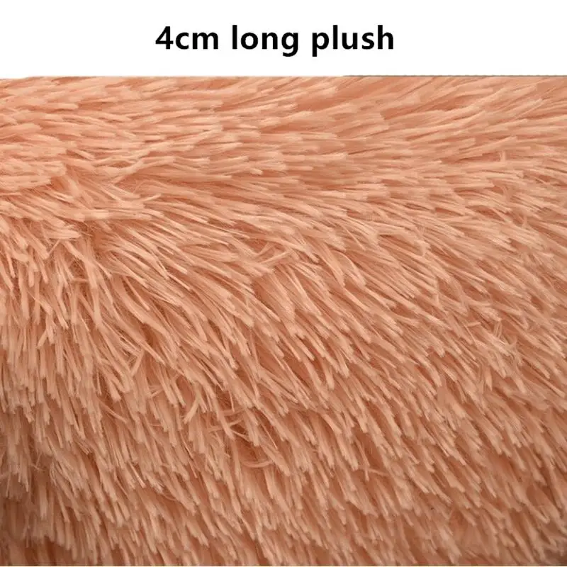 Pet Подушка кровать для собаки супер мягкие плюшевые питомник круглый собак/кошек