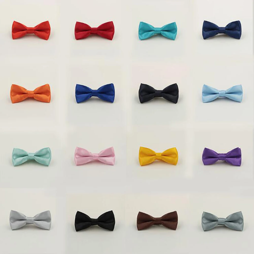 

Boy New Good Quality Bowtie For Men Banquet Wedding Party Kids Adjustable bow tie Butterfly Knot Black Red White Mens Bowties