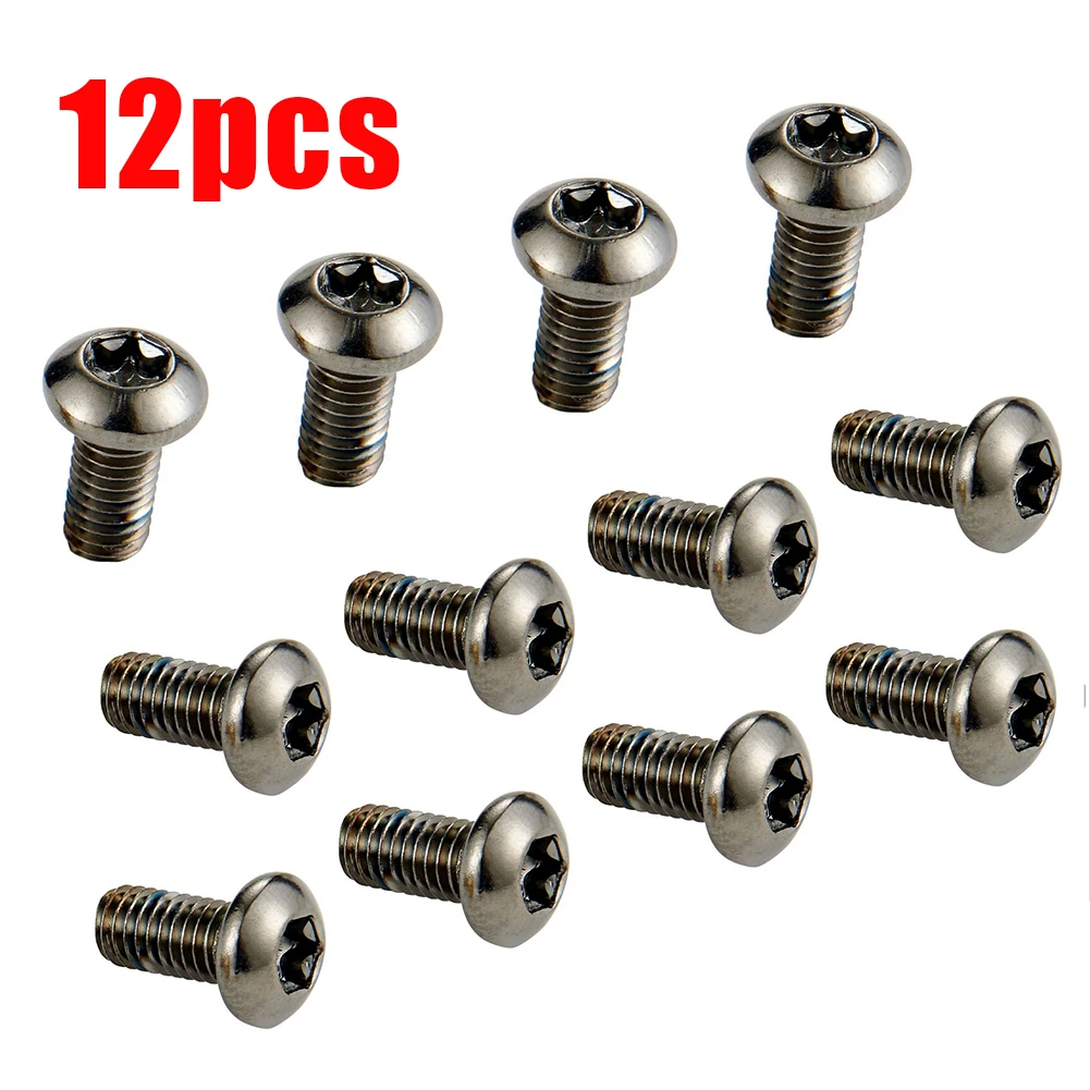 

12pcs M5 Stem Bolts 3 Colors Cycling Handlebar Stem Bolts Bicycle Fixed Screws Bicycle Stem MTB Accesorios