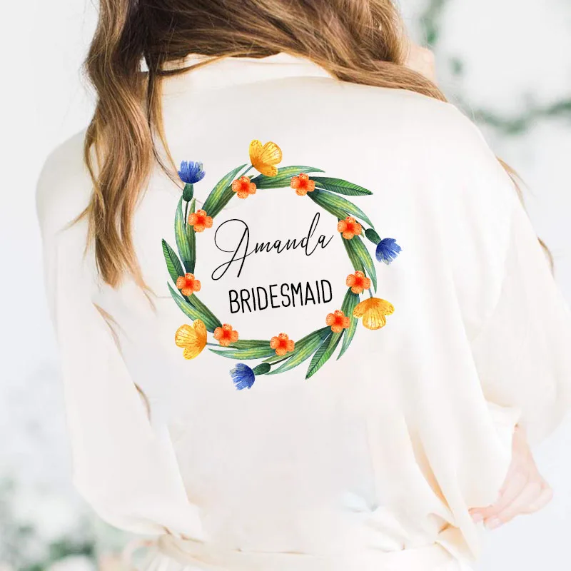 Пользовательское имя Цветочный принт Свадебные вечерние подарки обувь для