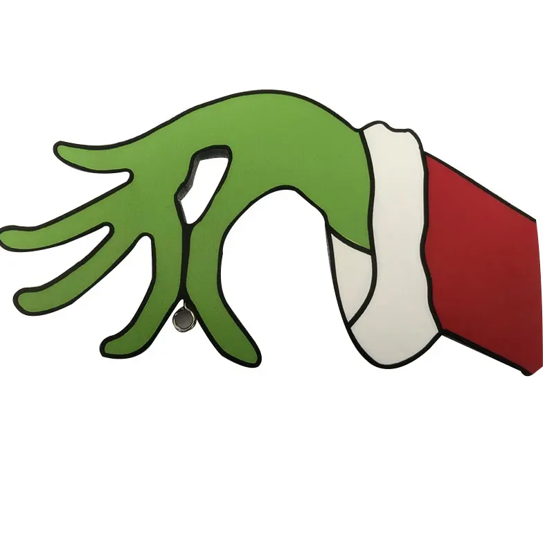 Рождественский вор ручной работы Grinch Ручные украшения Наклейка на стену