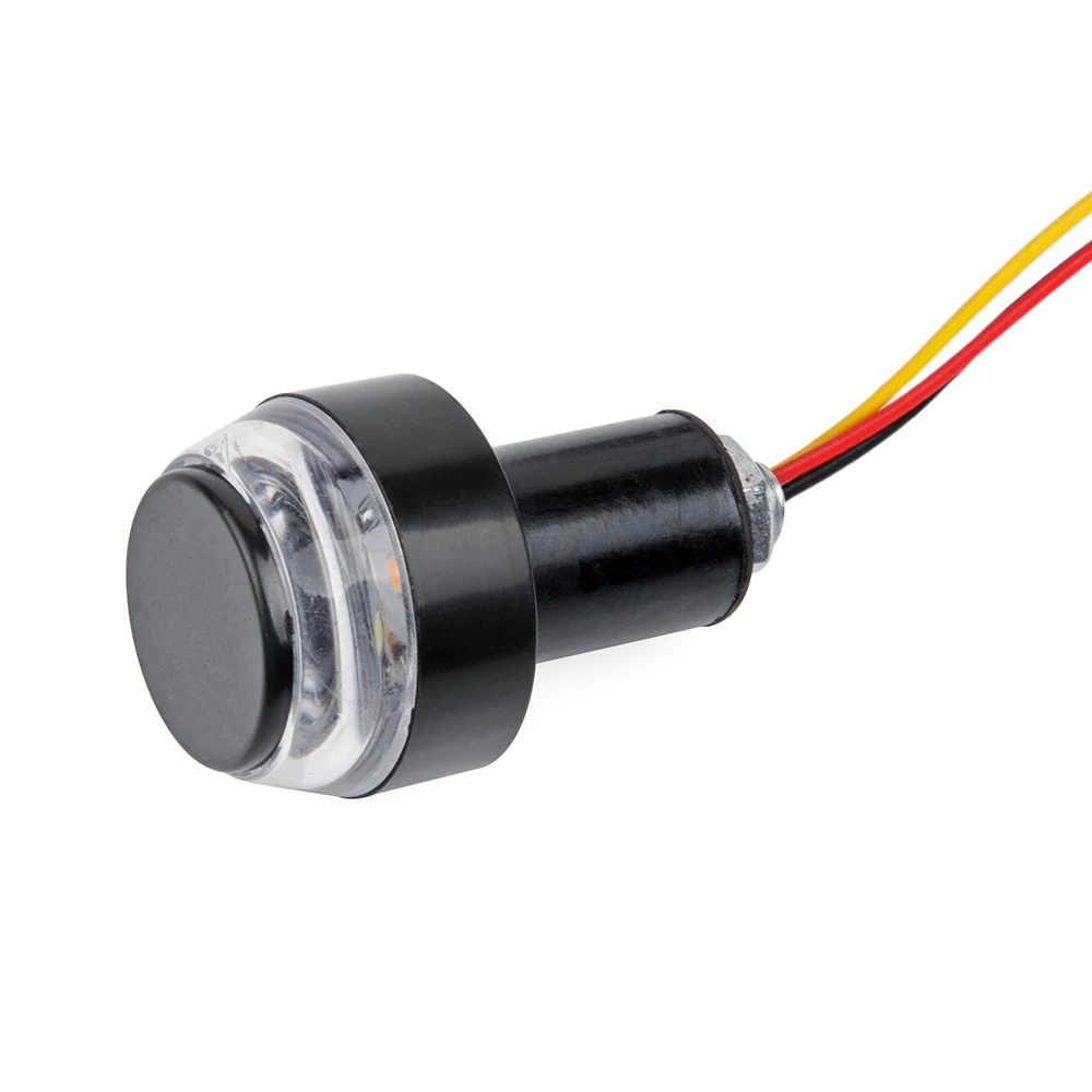 2x Светодиодный светильник поворотного сигнала на руль мотоцикла универсальный