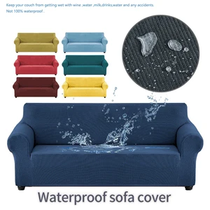 waterproofdustproof fleece solid color sectional sofa covers for living room elastic stretch l shape need buy 2pieces free global shipping