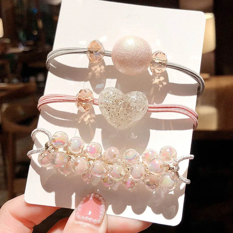 3 шт./компл. Женская повязка для волос модная эластичная безопасная на голову с