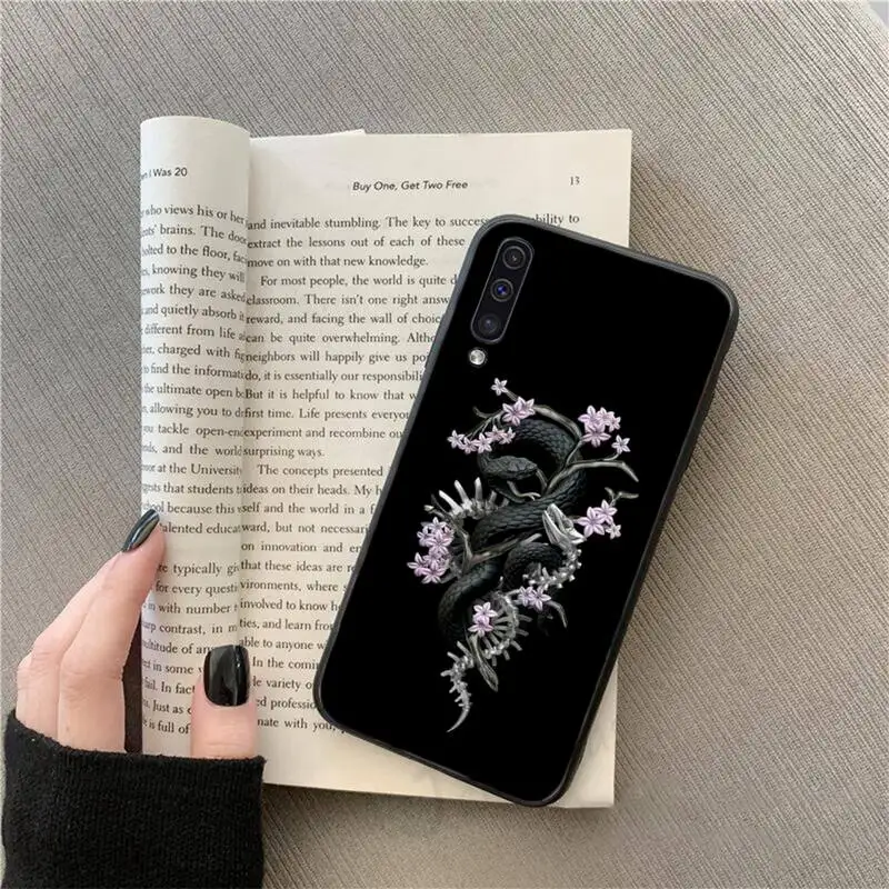 

Snake Flower Snake Painting Phone Case For Samsung galaxy S 9 10 20 A 10 21 30 31 40 50 51 71 s note 20 j 4 2018 plus