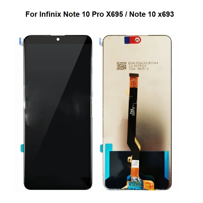 

Новый Полный ЖК-дисплей 6,95 дюйма для Infinix Note 10 Pro X695 / Note 10 X693 NFC X695C, ЖК-дисплей с сенсорным экраном и дигитайзером на замену