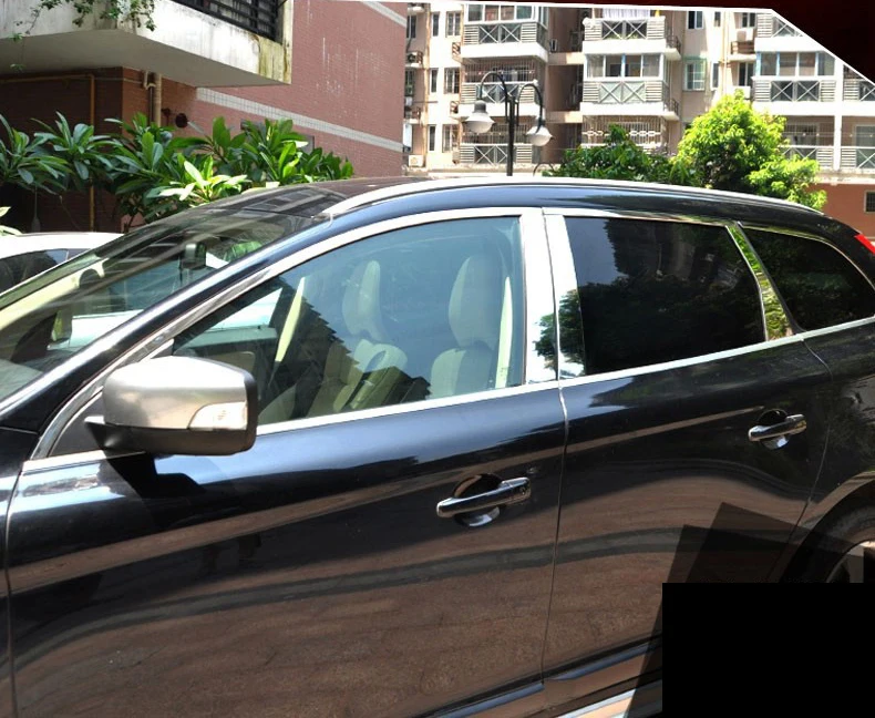 

Отделка окна автомобиля из нержавеющей стали для volvo xc60 2009 2010 2011 2012 2013 2014 2015 2016 2017, аксессуары