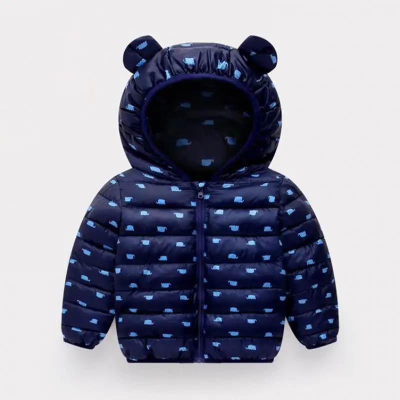 New Baby Snowsuit Snow Wear Winter Cotton Jacket Winter Baby Kids Clothes Hooded Infant Parka Winter For Baby Winter Clothes - Цвет: B2