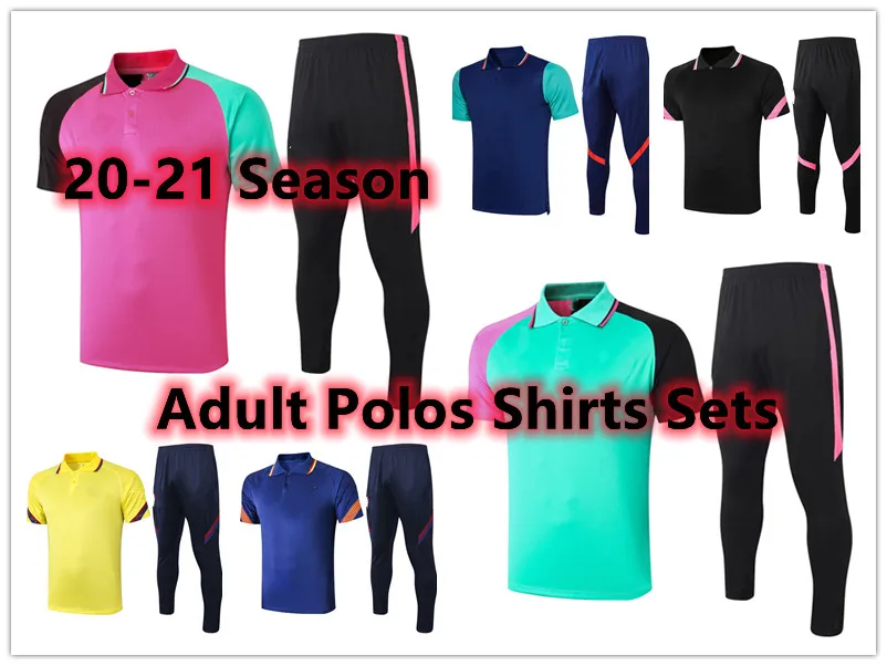

2021 new Men's Soccer Sports Summer Polos Shirts Sets with pants Sweater Training Tracksuit adult Survetement jogging kits A1
