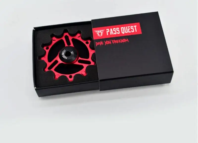 Подшипник для горного велосипеда 12T jockey wheels PASS QUEST Горный алюминиевый задний