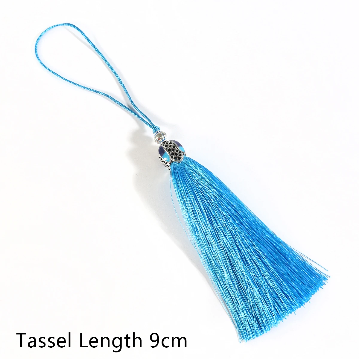 Turquoise 1 шт. 16 см хлопок шелк кисточкой Шарм DIY висячие серьги Этнические ручной работы ювелирных изделий Подвеска для изготовления материал аксессуары - Цвет: Turquoise