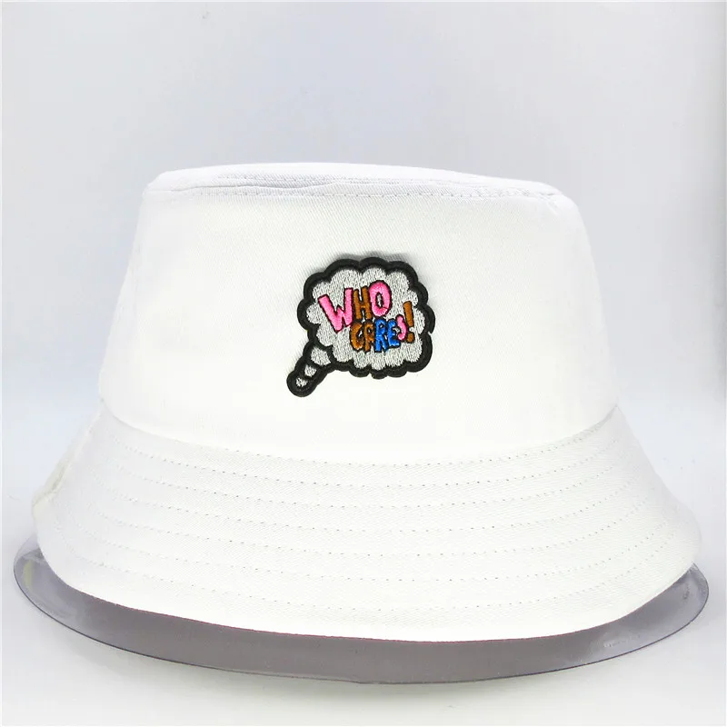 

Панама с вышитыми буквами для мужчин и женщин, хлопковая шляпа рыбака, уличная дорожная Кепка От Солнца, шапки для мужчин и женщин, 297