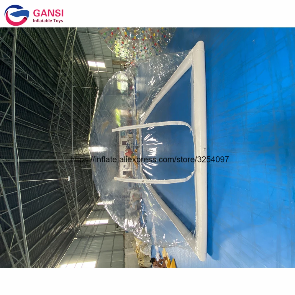 Индивидуальный Прозрачный чехол для бассейна прозрачный надувной купол |