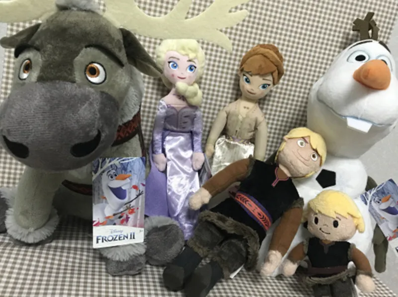 Оригинальные куклы из мультфильма Холодное сердце II Disney плюшевые игрушки