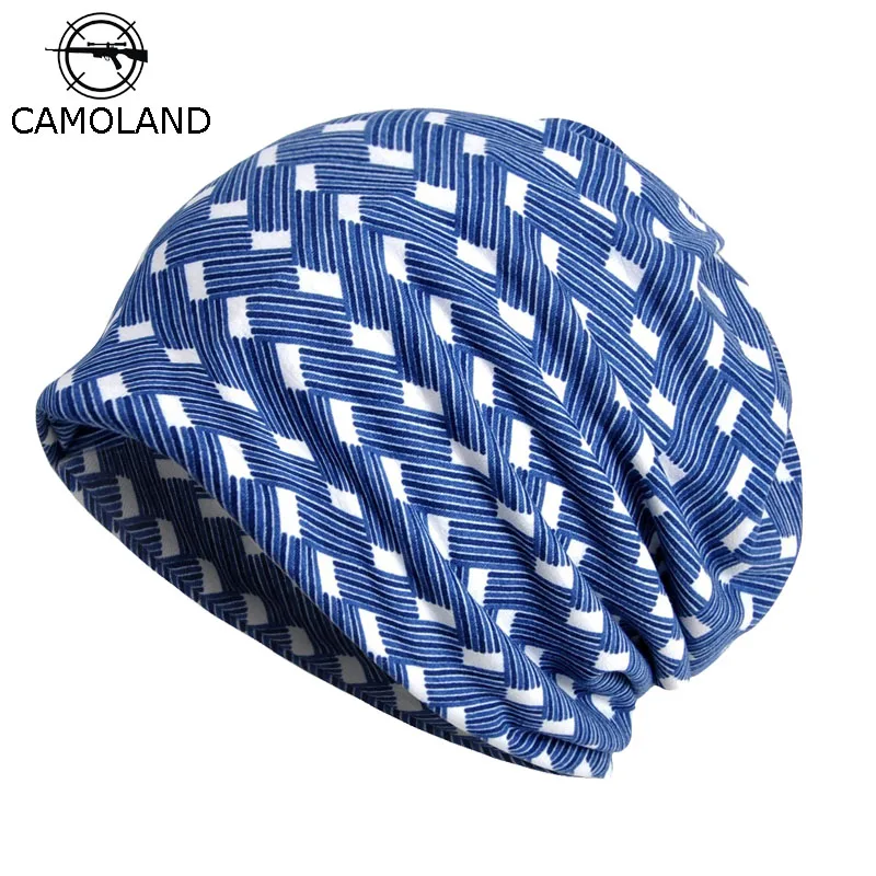 

CAMOLAND Autumn Beanies For Men Women Thin Hiphop Hat Helmet Liner Sports Hat Breathable Slouchy Baggy Skullies Outdoor Scarf