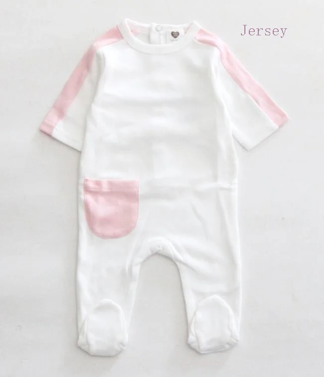 jersey pink Детское Боди Одежда с рукавами для малышей; одежда для детей; комбинезоны для новорожденных; весенне-осенняя одежда для мальчиков и девочек; Детский комбинезон - Цвет: jersey pink
