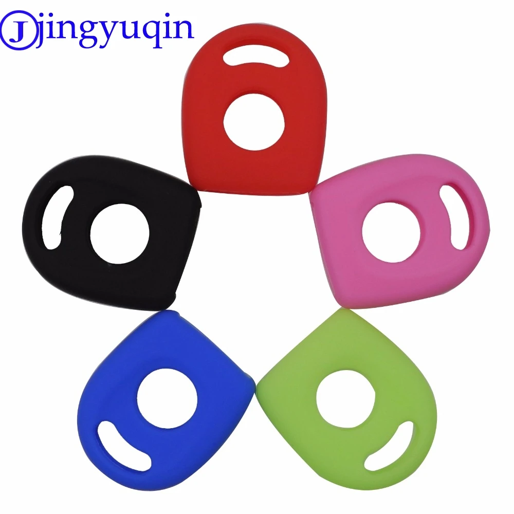 

jingyuqin 0 Buttons Silicone Remote Car Key Fob Case Cover For SEAT Ibiza Leon For SKODA Octavia transponder Car Accessories