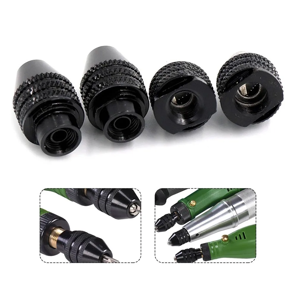

14mm Drill Chuck Attachment Black Clamping Equipment Rotary Tool Three-jaw