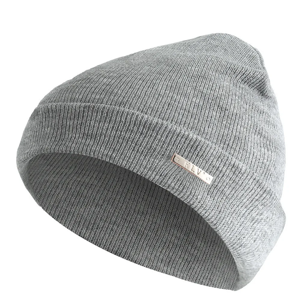 Новая мужская и женская короткая вязаная кепка с манжетами в стиле ретро темно