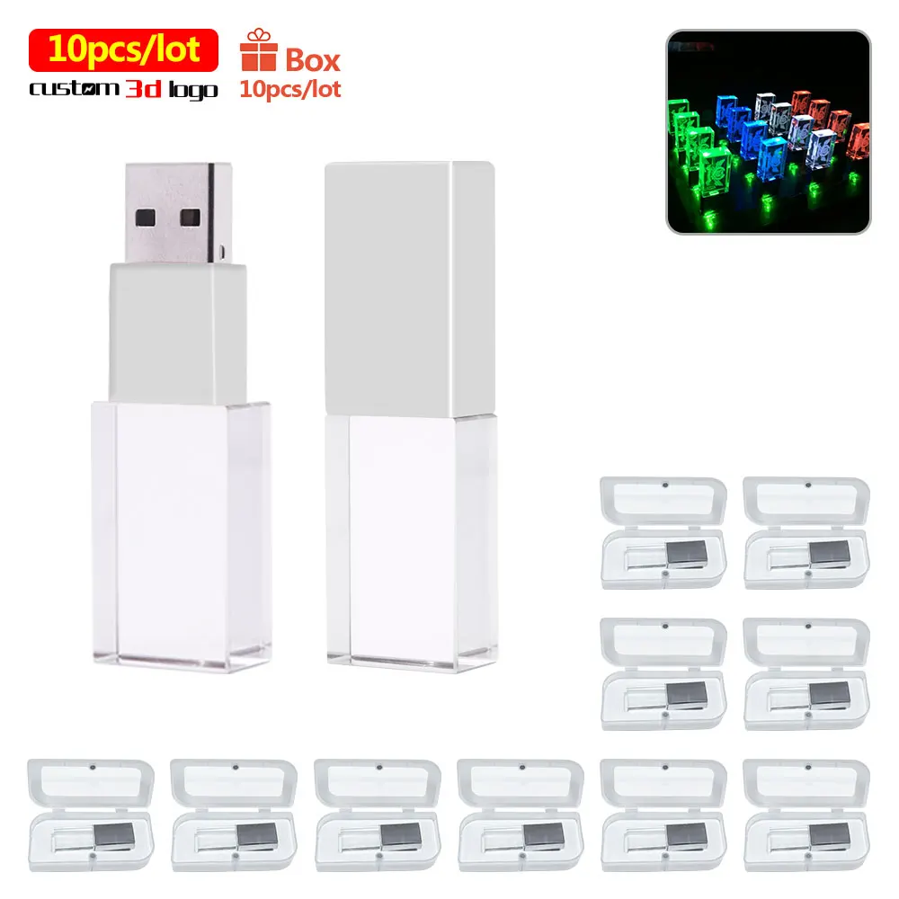 

10pcs/lot Free 3D logo pendrive 128GB 64GB memoria usb flash drive 32GB 16GB cle usb 2.0 Pen drive 8GB 4GB flash usb stick