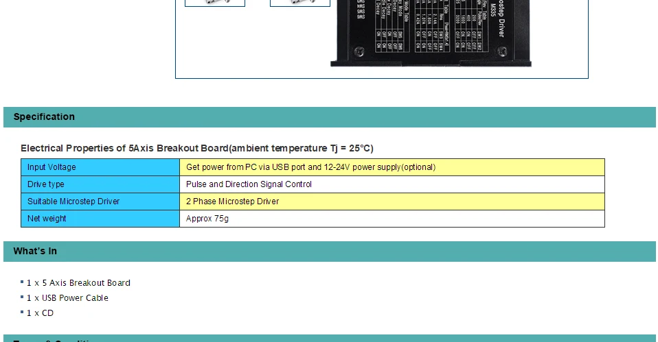 SAVEBASE 5 оси коммутационная плата с USB Мощность кабель для Mach3 управлением ЧПУ одноосная система 2-фазный шаговый драйвер контроллер