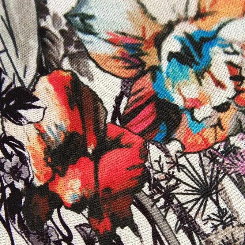 

SEQINYY Vest Midi Dress Summer Spring New Fashion Design Women Runway High Quality Vintage White Black Flowers Print A-Line