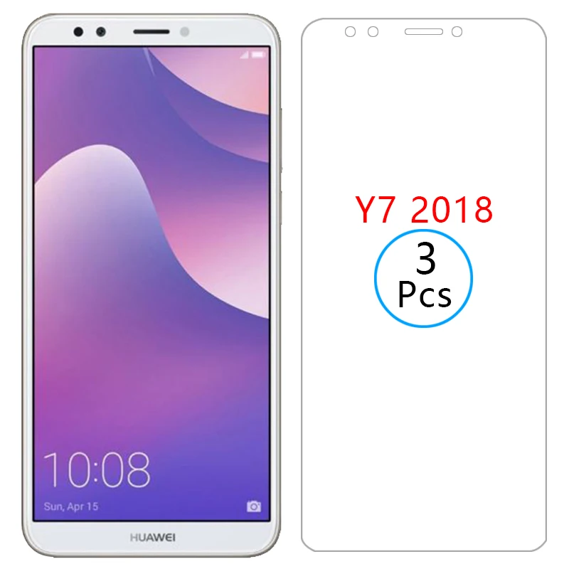 

Защитное закаленное стекло для huawei y7 pro prime 2018, протектор экрана для y72018 y 7 7y, пленка для huawey huawe huwei hawei huawi 9h