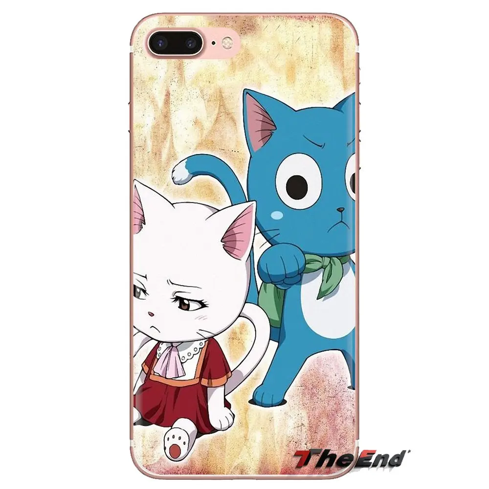Happy Natsu flying cat Fairy Tail Art Phone Covers For LG Spirit Motorola Moto X4 E4 E5 G5 G5S G6 Z Z2 Z3 G2 G3 C Play Plus Mini |