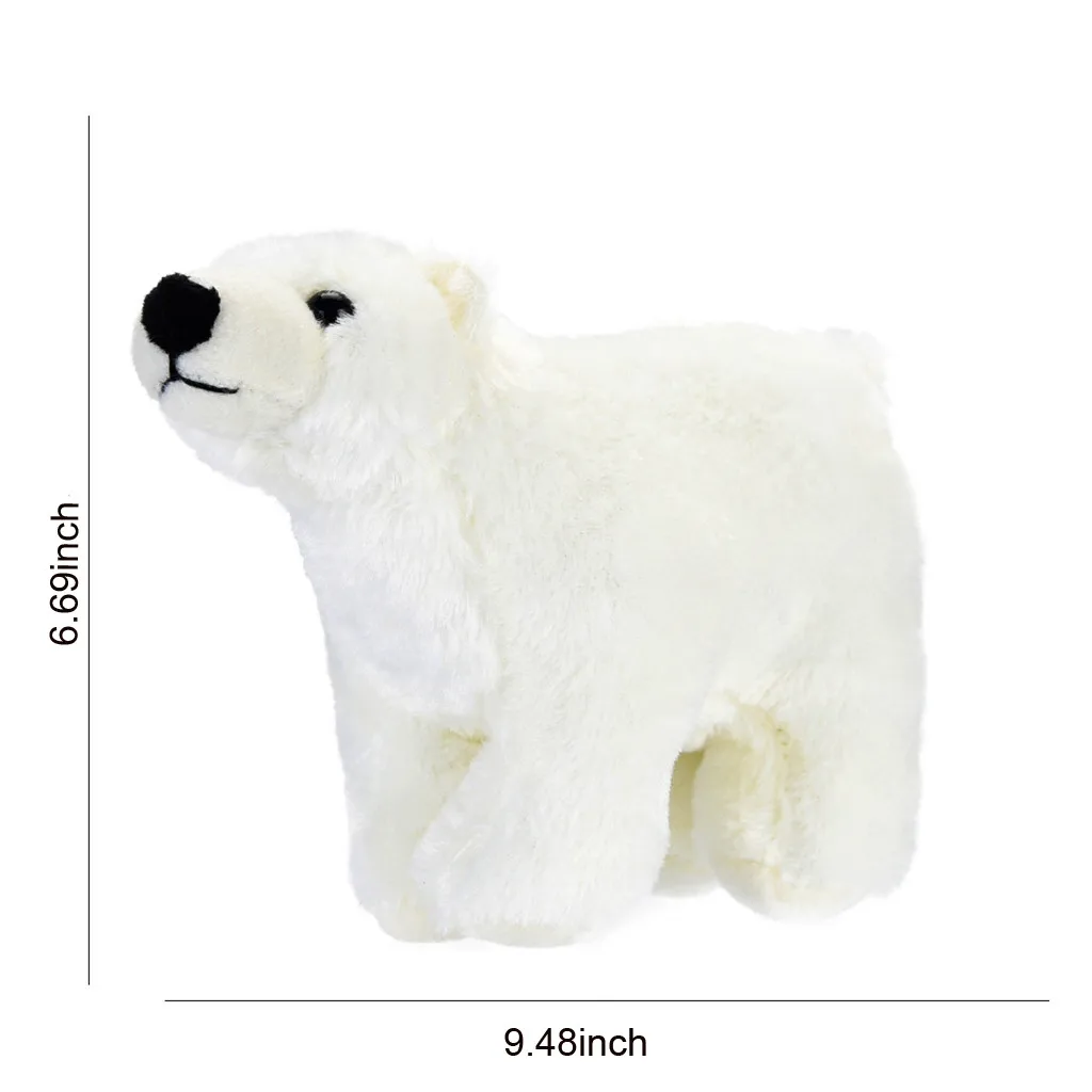 

2021 Kawaii Stuffed Toys Cuddle Plush Polar Bear Stuffed Animal Toys Kawaii Floppy Collection For Kids Adults peluche