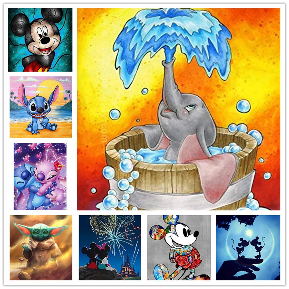 

Disney Dumbo Yoda Wall Art Canvas Painting Nordic Posters and Prints Wall Pictures for Living Home Decor