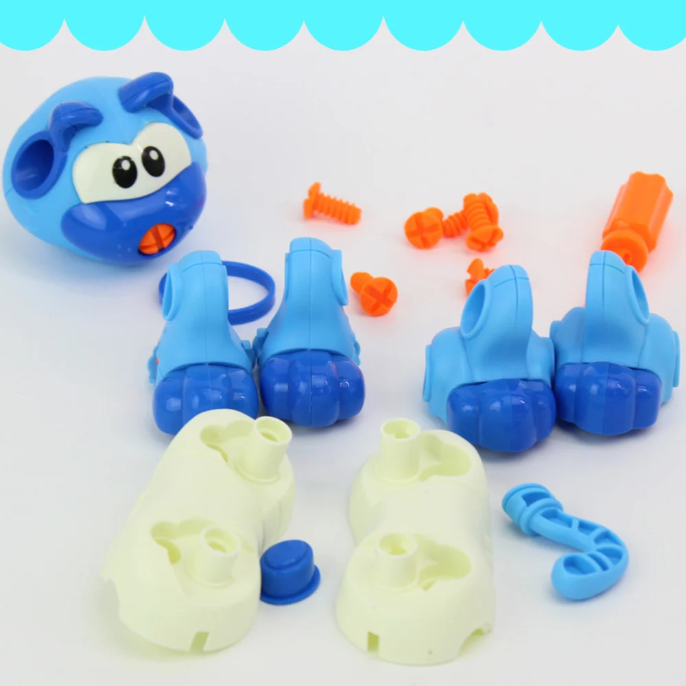 

Children Removable Screw Building Nut Disassembly Animals Early Educational Assembly Toys(Cat Pattern Random Col