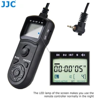jjc rs 60e3 intervalometer timer remote control shutter release for canon eos eos r6 rp r 90d 80d 70d 77d 60d m5 m6 mark ii 650d