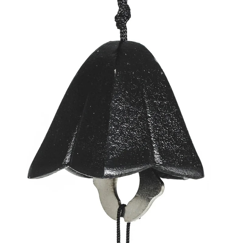 

Free Shipping Decor Cast Iron Wind Chimes Hanging Ornaments Gentian Vintage Summer Style And Wind Bells Temple Bells Decoration