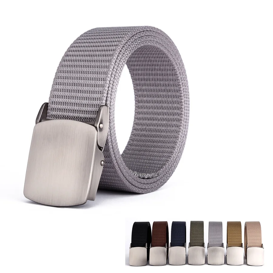 

Outdoor quick-drying sports nylon belt anti-allergy canvas belt training tactical belt men's leisure belt