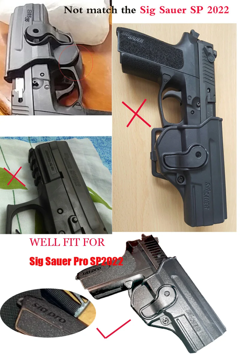 Pro падение ноги бедра чехол для тактического пистолета Sig Sauer SP2022 P220 P09 военный оружие страйкбол краска Охота