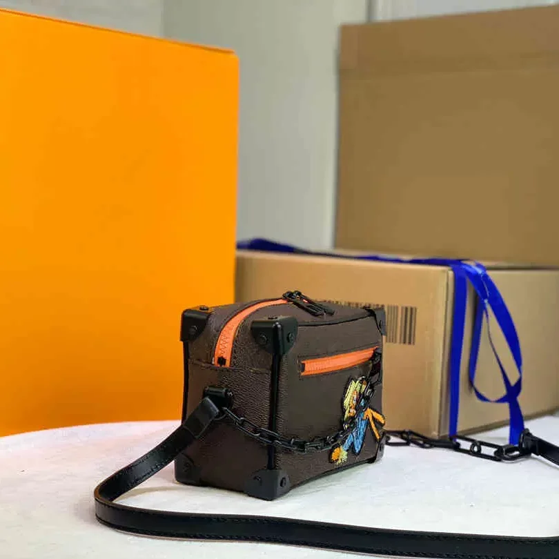 

Новые повседневные коробки, модные дизайнерские мини сумки через плечо с цепочкой для женщин