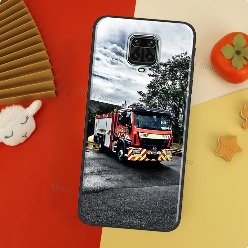 Пожарная машина для Xiaomi Redmi Note 9 7 8 10 Pro 8T 9S чехол 9T 9C 9A 7A 8A K40 телефона | Мобильные