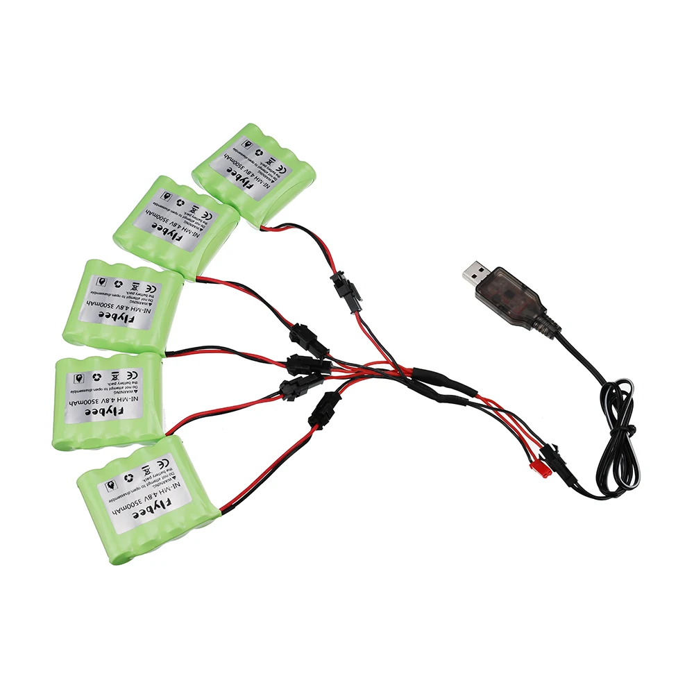Перезаряжаемый аккумулятор 4 8 В для радиоуправляемых игрушек автомобилей танков