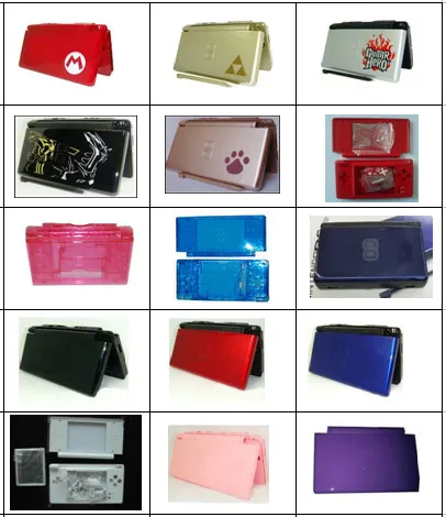 Для NDSL Ограниченная серия сменный Корпус чехол Чехол для Nod DS Lite Корпус Корпуса с кнопкой комплект полный комплект