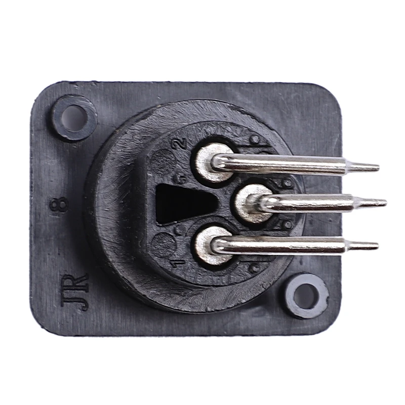 10 шт. черный XLR 3pin гнездо панель Крепление Шасси разъема ПП | Обустройство дома