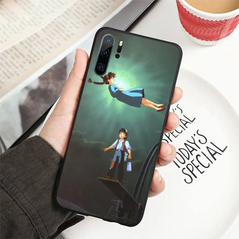 

Castle in the Sky Japan anime Phone Case For Huawei honor Mate P 10 20 30 40 i 9 8 pro x Lite smart 2019 nova 5t