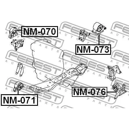 Engine NISSAN X-TRAIL/PRIMERA 01-07 FEBEST NM-076 |